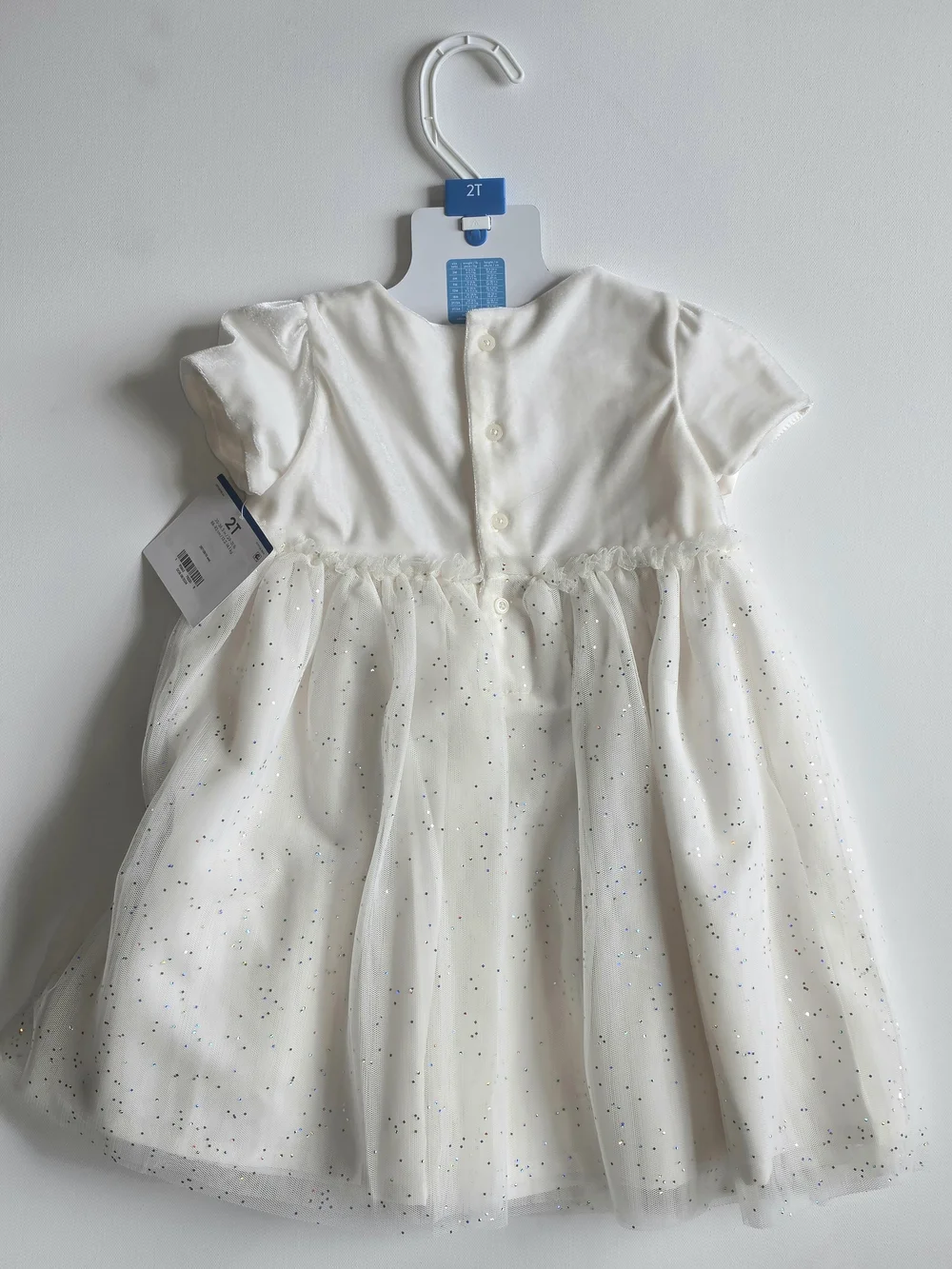 Carter's Cream Tulle Sparkle Party Dress - Picture 2 of 7